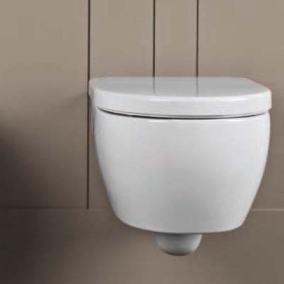 Wc sospeso Pozzi Ginori Fast Rimfree con sedile