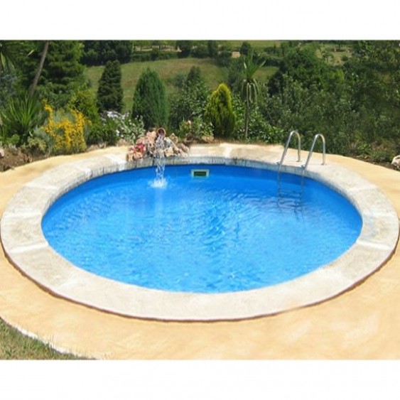 Piscina circolare interrata o fuori terra 400x120 cm