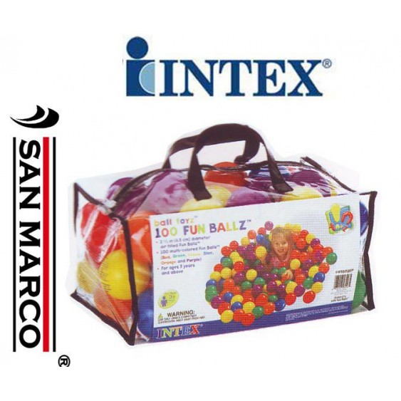 Palline colorate Intex in 6 colori