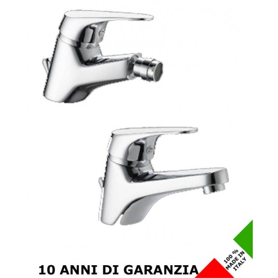 2 Rubinetti per lavabo e bidet Nova Effepi