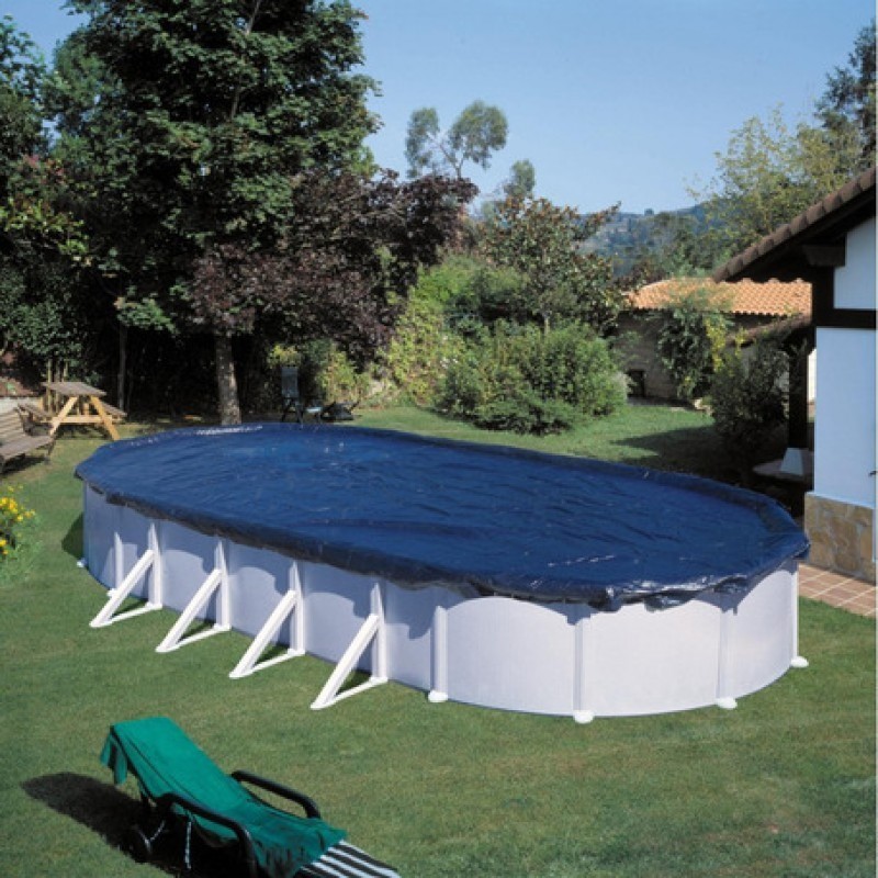 Telo Gre copertura invernale per piscine ovali da 730x375 cm