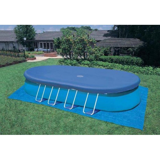 Telo di copertura per piscine ovali da 550x305 cm 