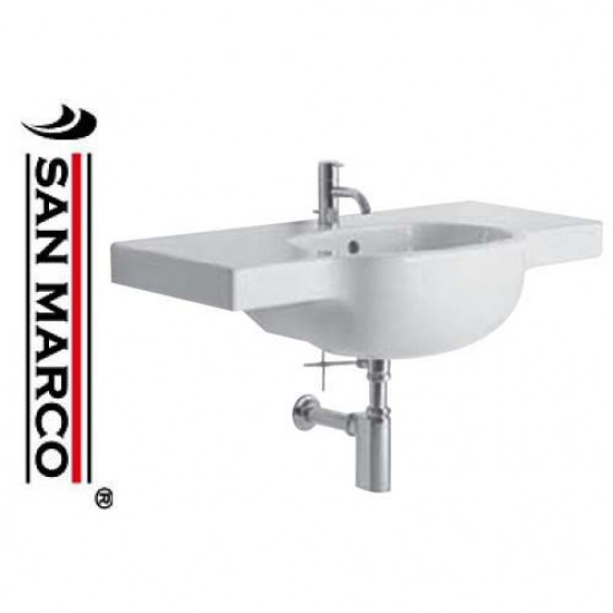 Lavabo bagno a muro Pozzi Ginori 90 cm