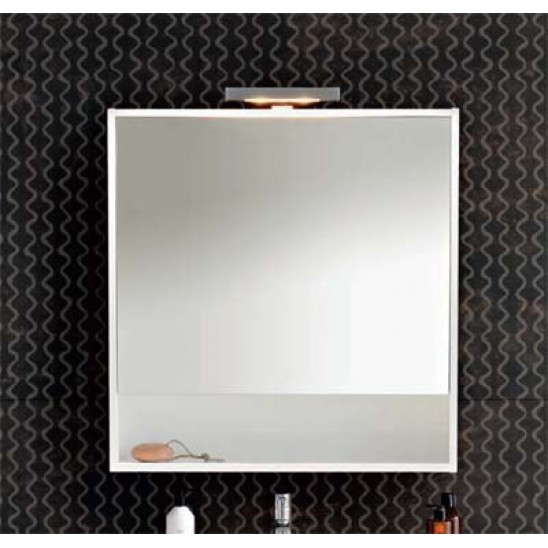 Specchio bagno contenitore Pozzi Ginori 80 bianco lucido