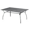 Tavolo bar in ferro color grigio antracite Ameno - 160x100 cm
