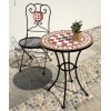 Tavolo in ferro battuto rotondo Mosaico - diametro 55 cm