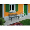 Panca da giardino in ferro colorato Gallipoli - 3 posti, 150 cm