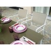 Tavolo da giardino in alluminio Talamone - rettangolare 150x90 cm
