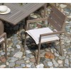 Sedia da giardino in alluminio e resin wood Moneglia - impilabile