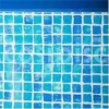 Liner piscina Gre blu mosaicato rotondo 460x132 cm