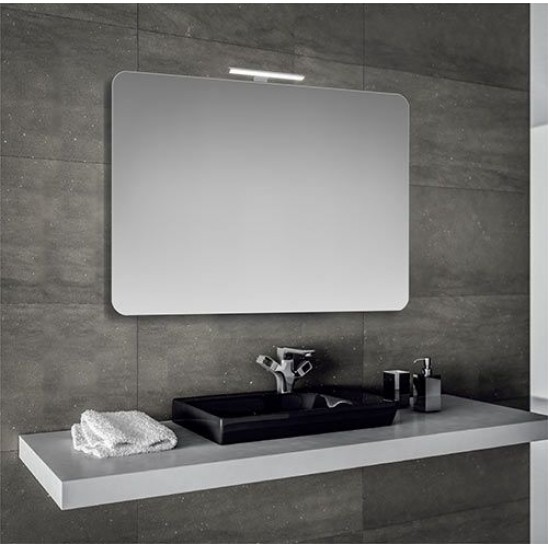 Specchio bagno 90x60 cm con lampada led 