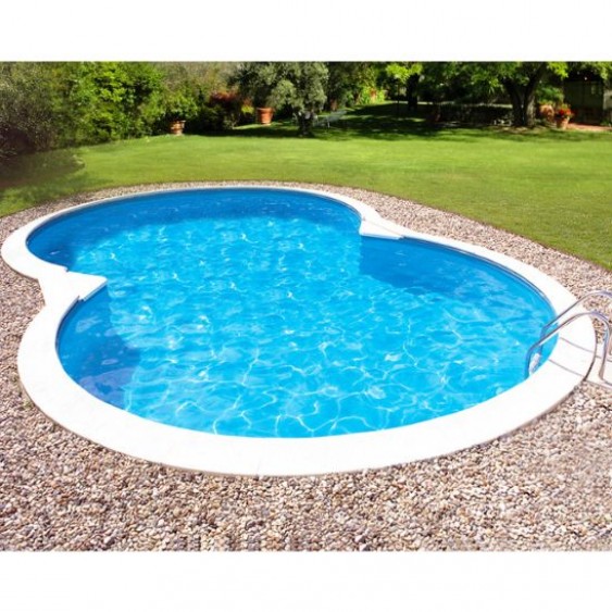 Piscina interrata a forma di otto 525x320x120 cm