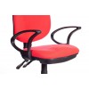 Sedia per ufficio direzionale in tessuto rosso Red Sofa
