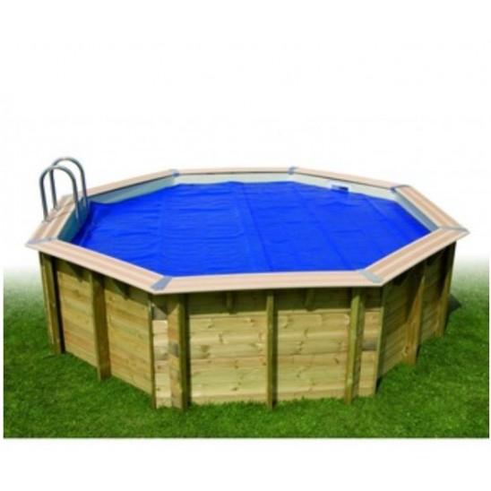 Copertura isotermica per piscine tonde in legno Violette