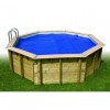 Copertura isotermica per piscine tonde in legno Violette