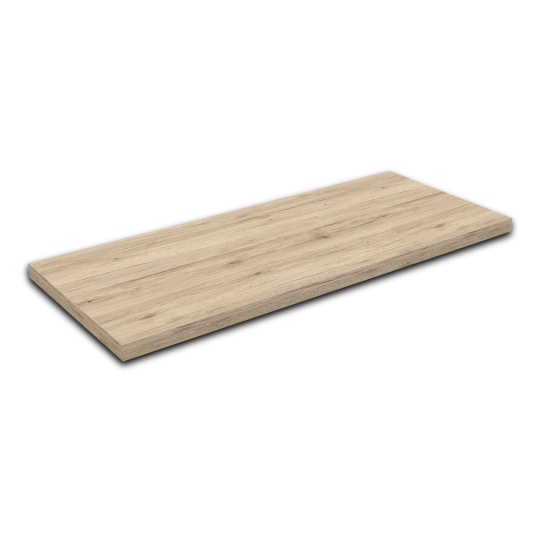 Mensola per lavabo in legno laminato Rovere Sabbia