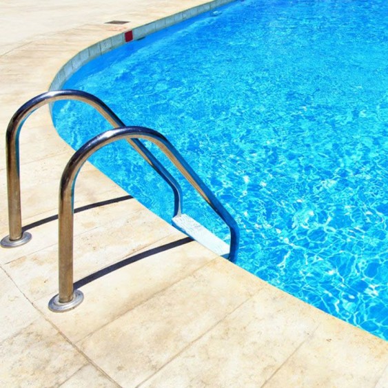 Piscina interrata con pannello in acciaio e Liner blu 11,00 x 5,50 H 1,5 mt