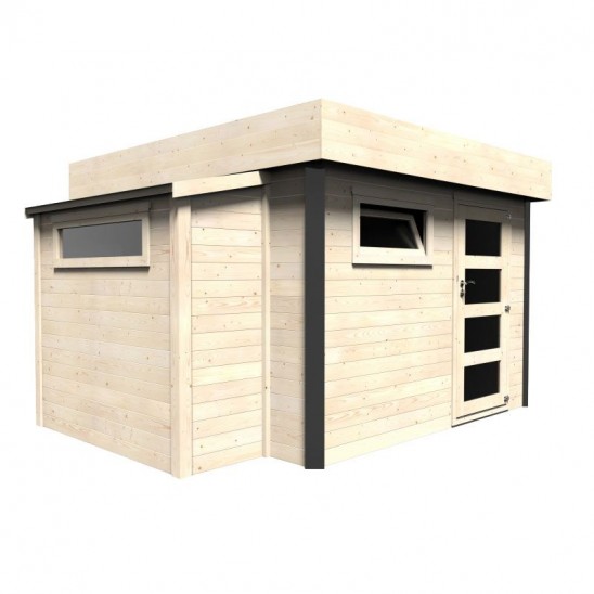 Casetta in legno rettangolare 369x300 cm Atollo