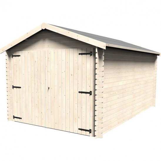 Garage in legno rettangolare 298x478 cm Giama