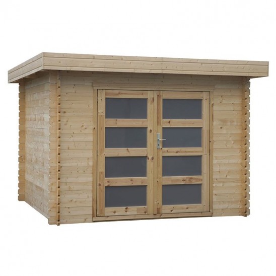 Casetta in legno quadrata 298x298 cm Plodo