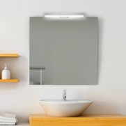 Specchio con coperchio Controluce LED da Bagno Personalizzate LED077 su Misura Specchio a Muro Specchio con Illuminazione 50x50 cm 