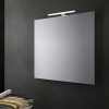 Specchio bagno reversibile con lampada led 70x70 cm