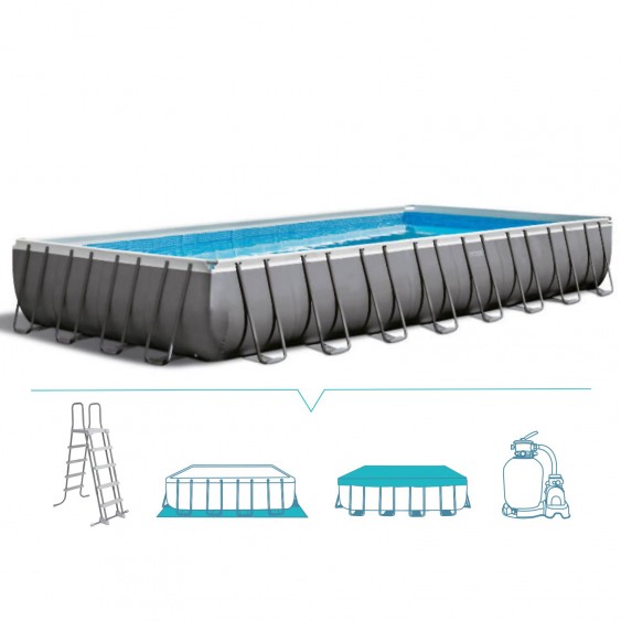 Piscina Intex Ultra Frame 975x488x132 cm