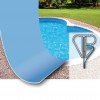 Liner per piscina a forma di otto 920x600x150 cm 