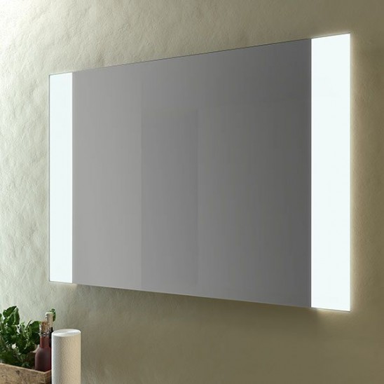 Specchio bagno led 100x70 cm senza cornice 