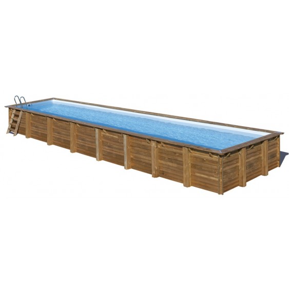 Piscina fuori terra rettangolare 12,18 x4,27 mt x h146 cm