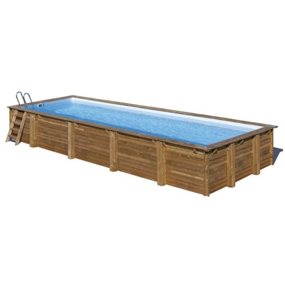 Piscina rettangolare fuori terra 10,18x4,27 mt x h146 cm