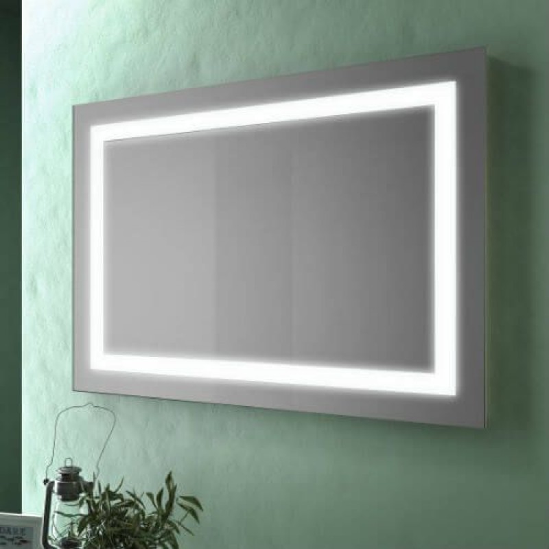 Specchio filo lucido 90x60 retroilluminato a LED