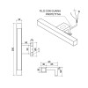 Faretto Per Specchio a LED Da 30 Cm 7w