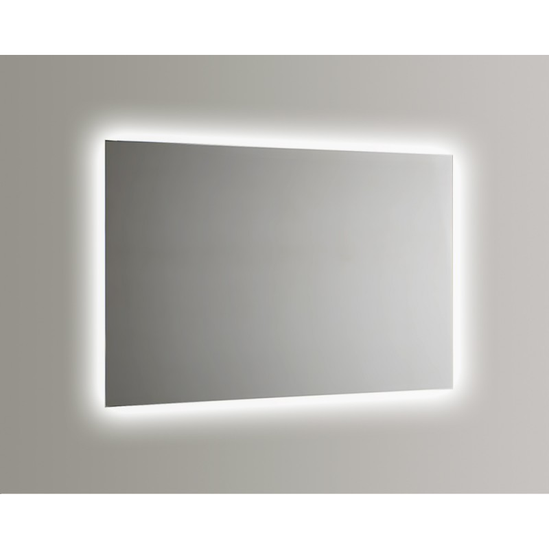Specchio retroilluminato led sul perimetro 80x60 cm