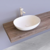 Mensola Per Lavabo In Legno Laminato Terra San Marco 