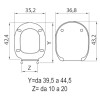 Copriwarer compatibile a sanitari Ideal Standard serie Connect