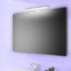 Specchio bagno 120x70 cm reversibile con luce led premium da 45 cm