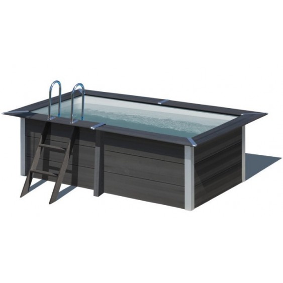 Piscina rettangolare da giardino 326x186 cm