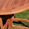 Tavolo rotondo da giardino da 120 cm richiudibile