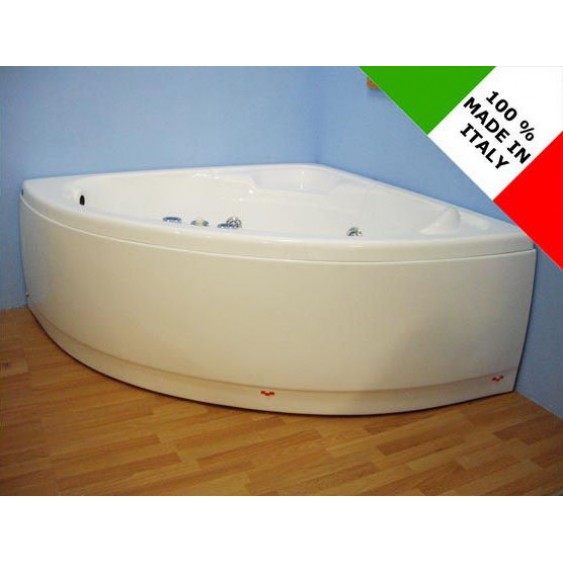 Vasca da bagno angolare con idromassaggio 140x140 cm