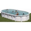 Piscina ovale Gre Islanda con sistema omega 610x375 cm