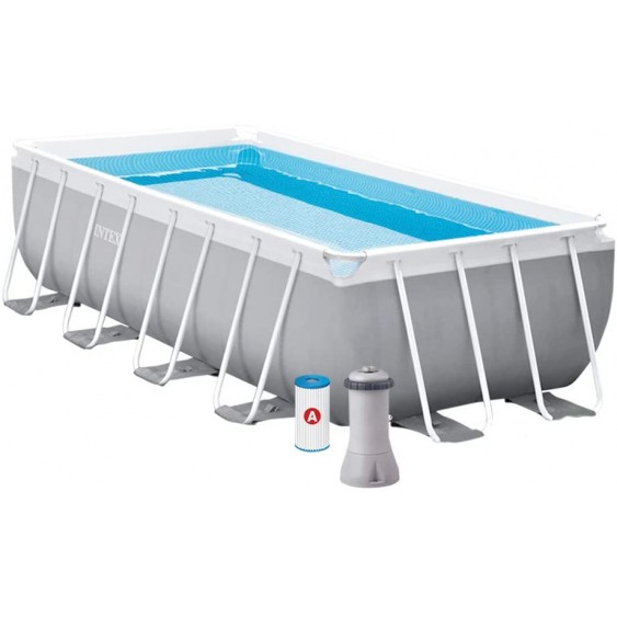 Piscina fuori terra Intex Frame Prisma 488x244x107 cm