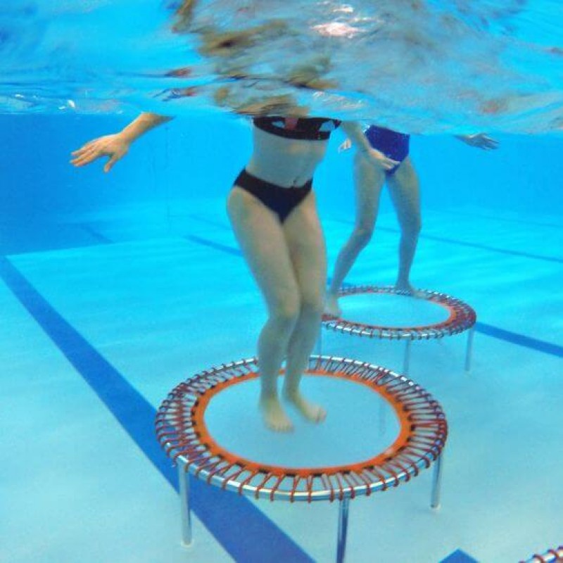 Tappeto elastico rotondo in acciaio per piscina WX-Tramp