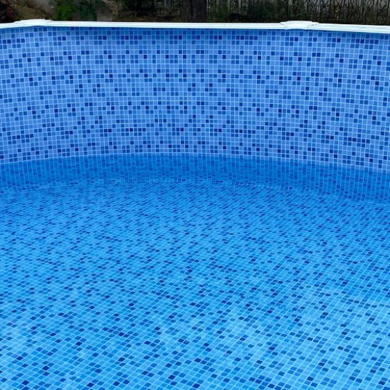 Liner mosaico per piscina fuori terra rotonda GRE 460 cm