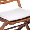 Cuscino per sedie da esterno crema